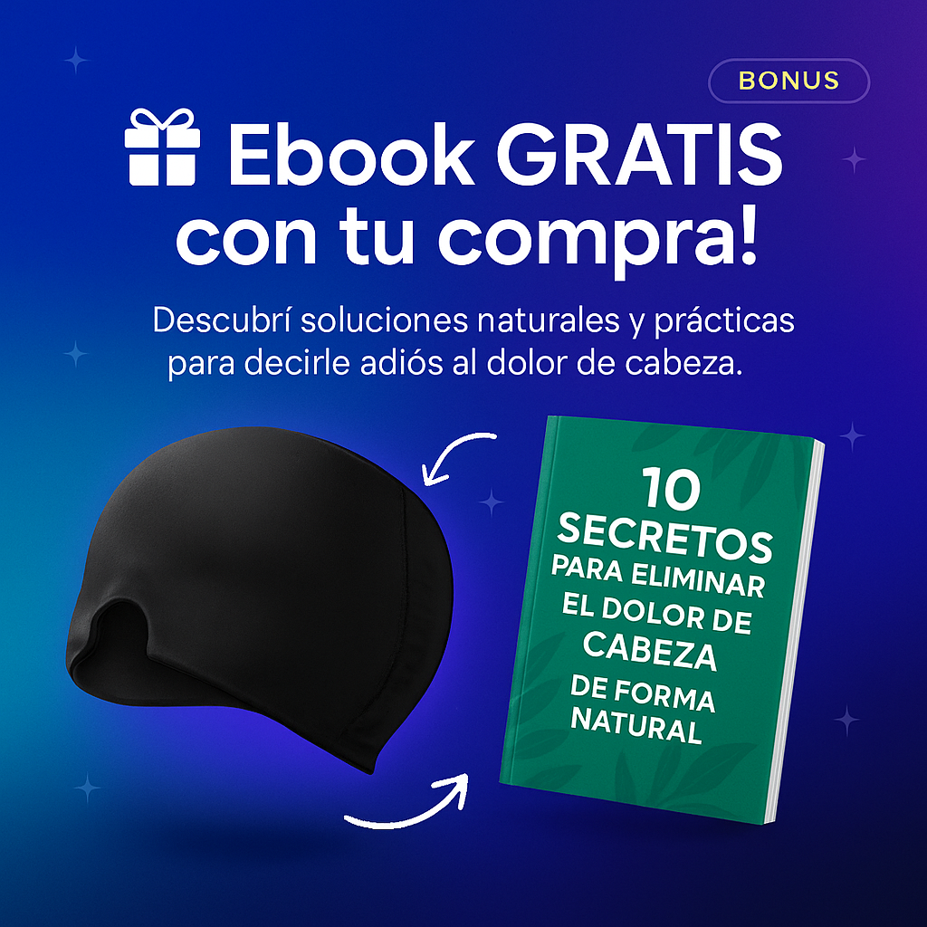 NeuroCalm Prestige® - Gorro Gel Antimigrañas + E- Book Gratis 🎁