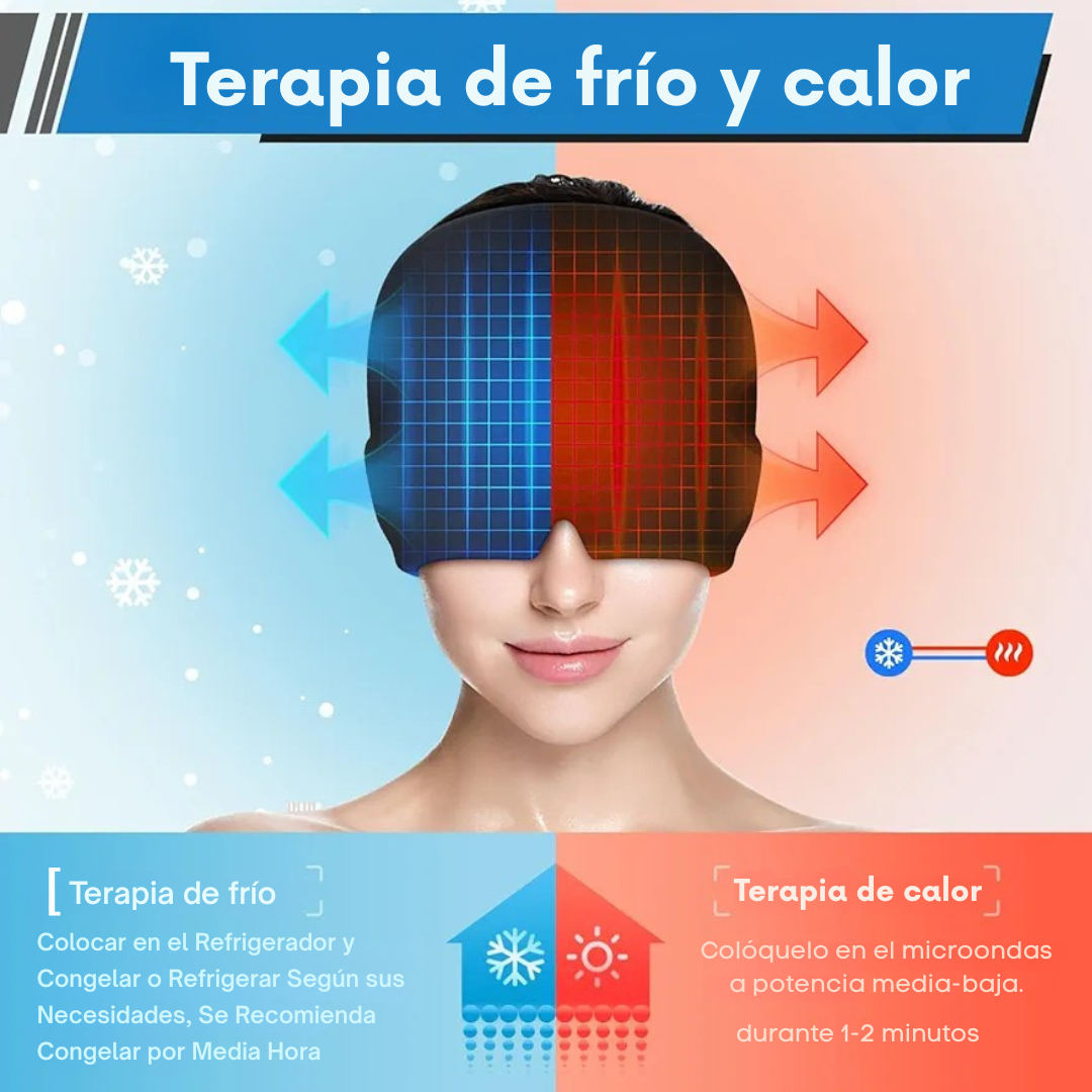 NeuroCalm Prestige® - Gorro Gel Antimigrañas + E- Book Gratis 🎁