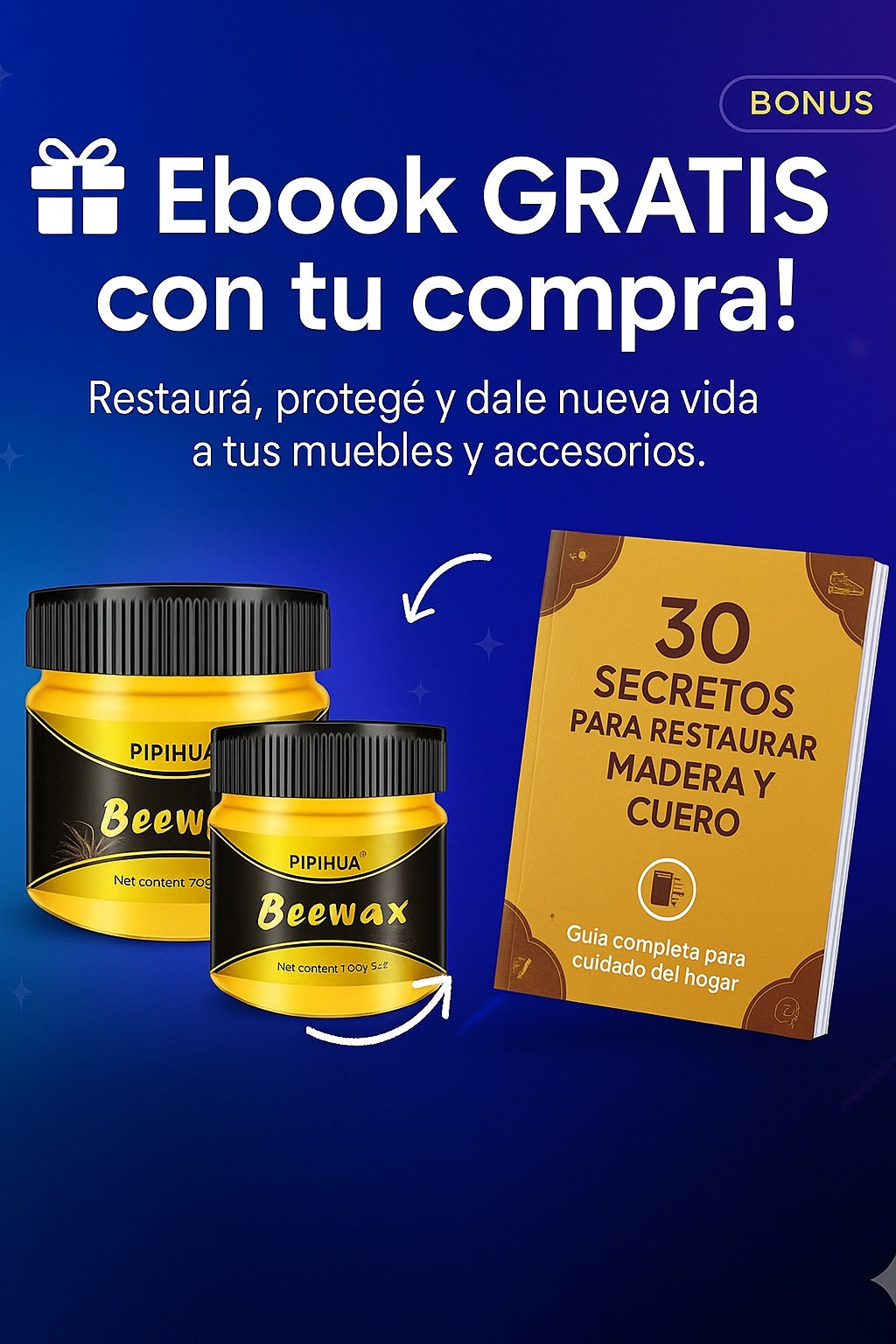 Beewax® - Restaurador de Madera
