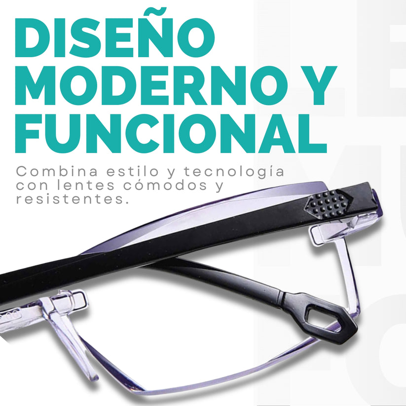 2.0 Lentes TR90 multifocales (unisex) - Inteligentes con Zoom Automático y Filtro de Luz Azul