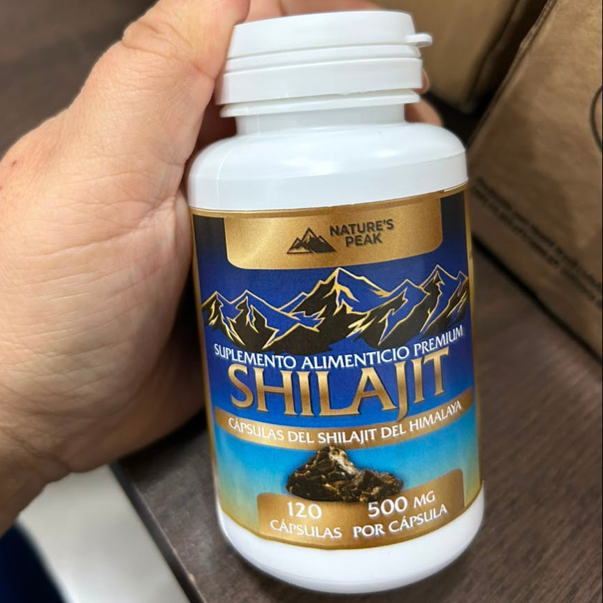 SHILAJIT 120 CÁPSULAS | ¡Máxima potencia en tu mejor momento!