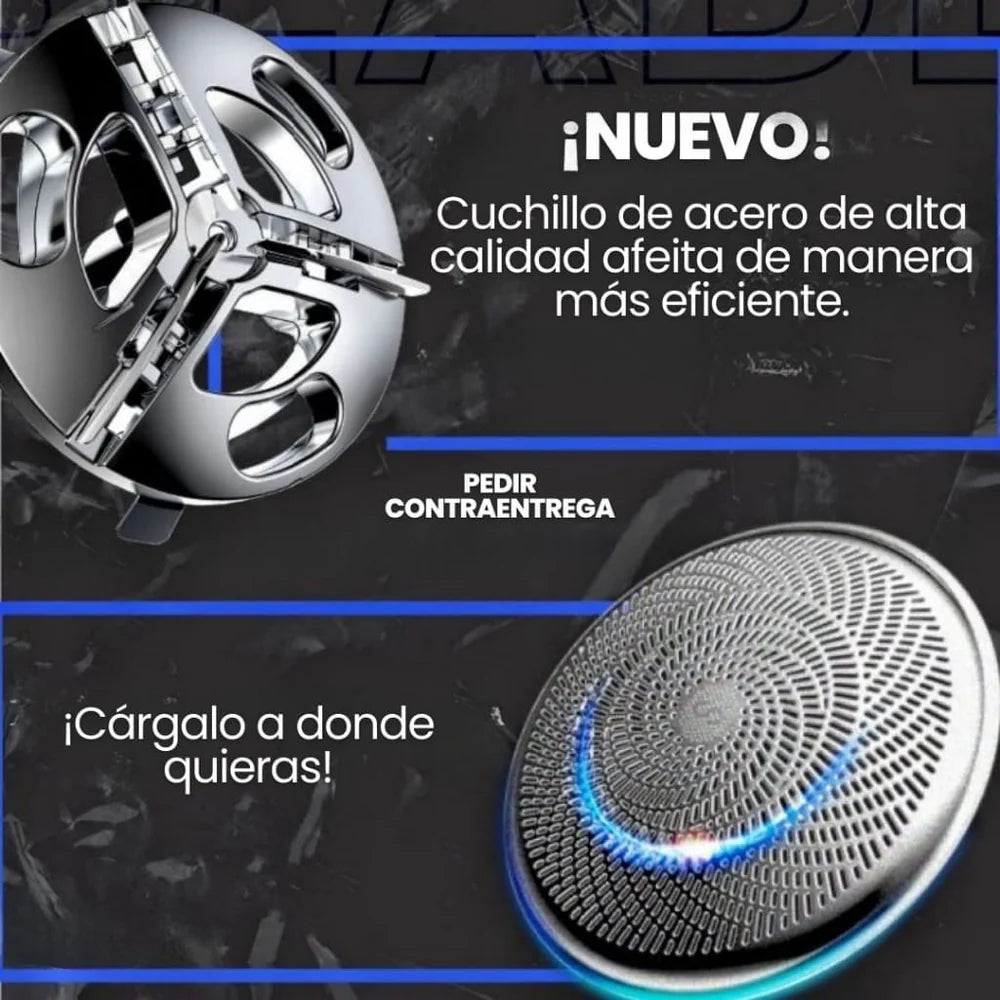 Afeitadora Portátil USB | Afeitado preciso y cómodo en cualquier lugar sin esfuerzo.