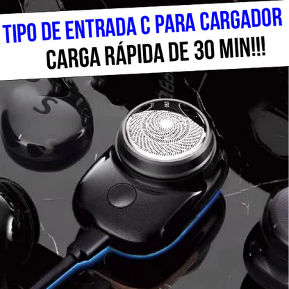 Afeitadora Portátil USB | Afeitado preciso y cómodo en cualquier lugar sin esfuerzo.